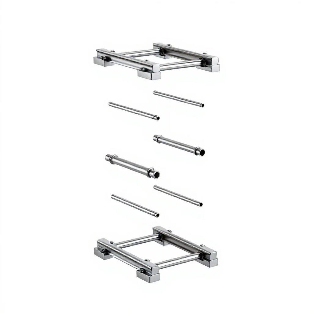 Third rail isolated on a white background