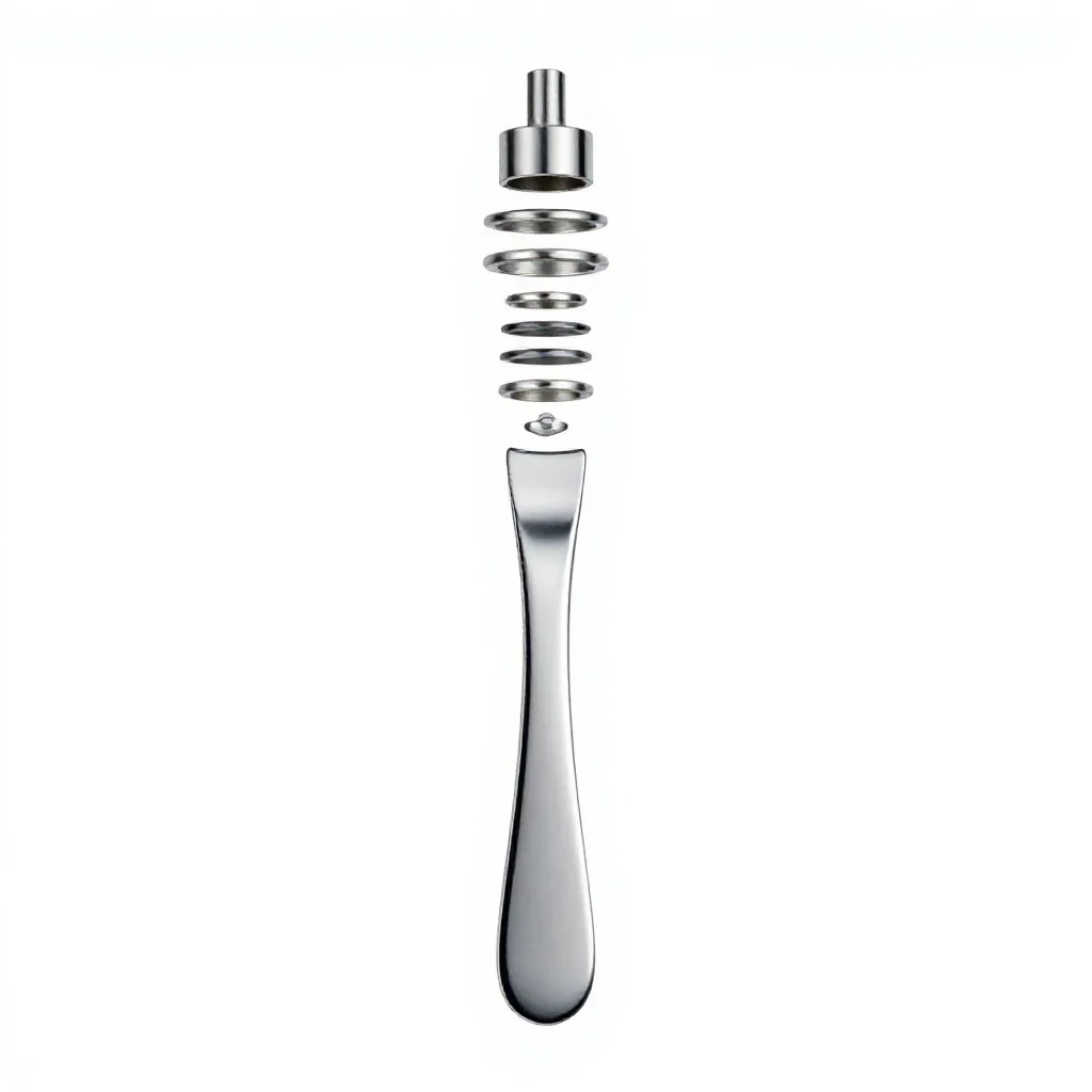 Tongue depressor isolated on a white background