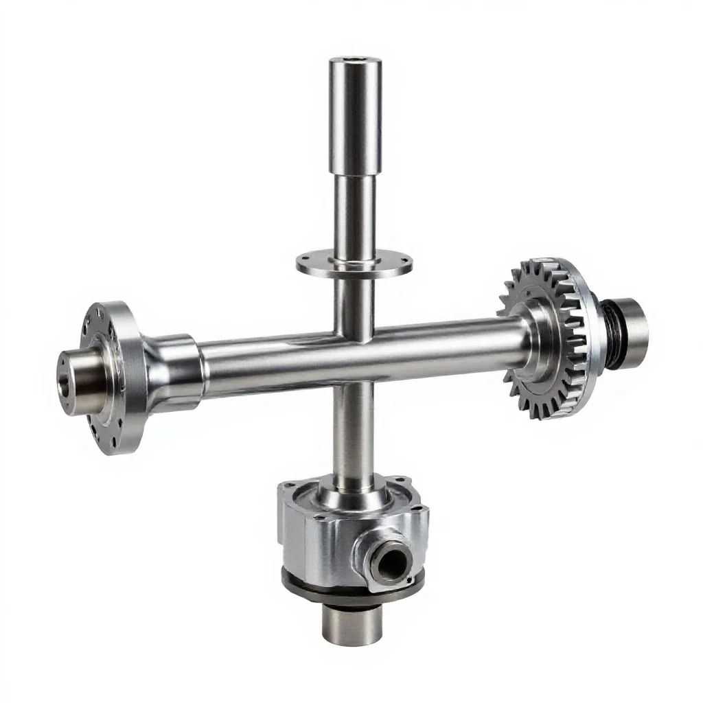 Transmission shaft isolated on a white background