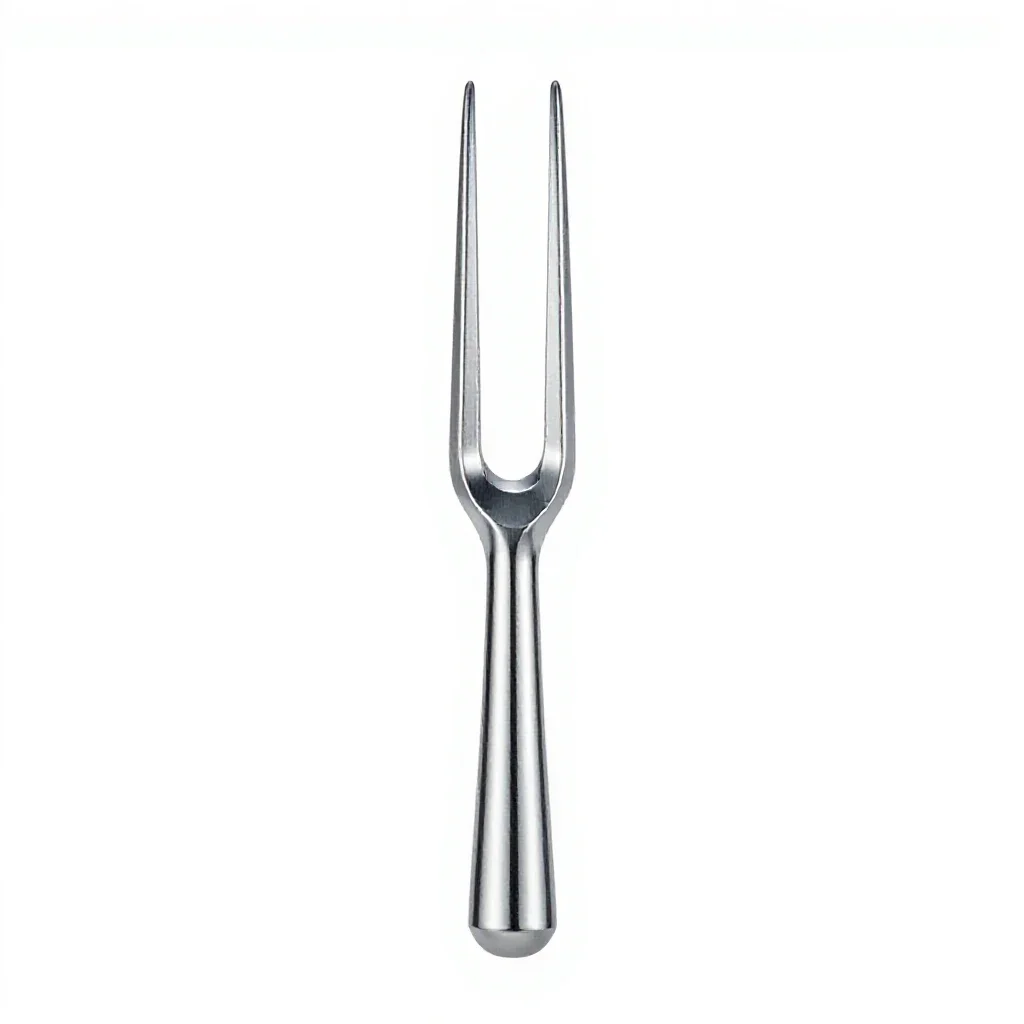 Tuning fork isolated on a white background