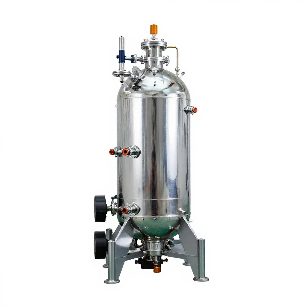 Water-cooled reactor isolated on a white background