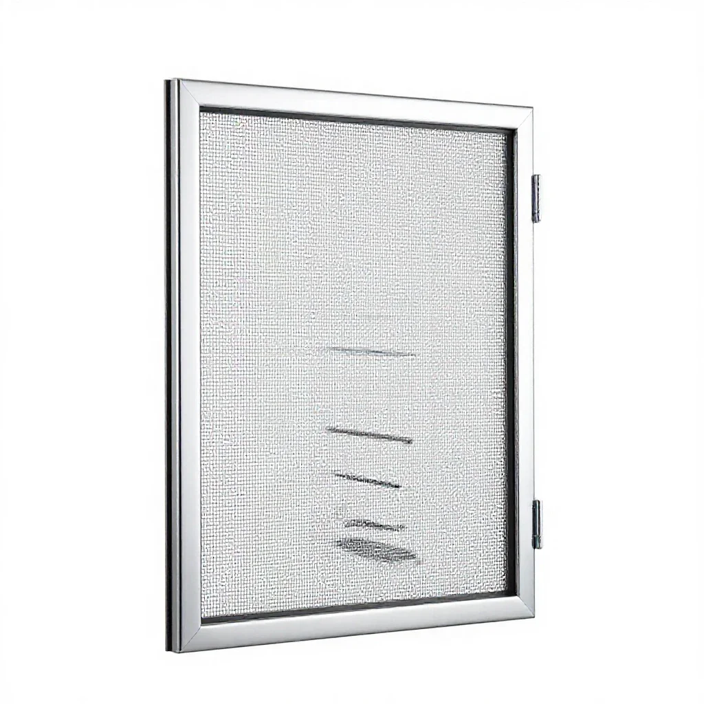 Window screen isolated on a white background