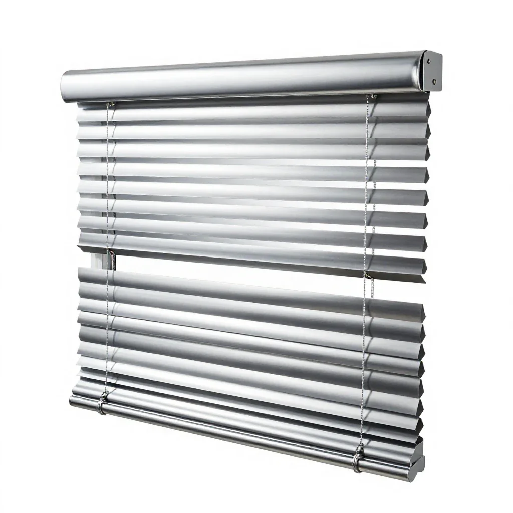 Window shade isolated on a white background