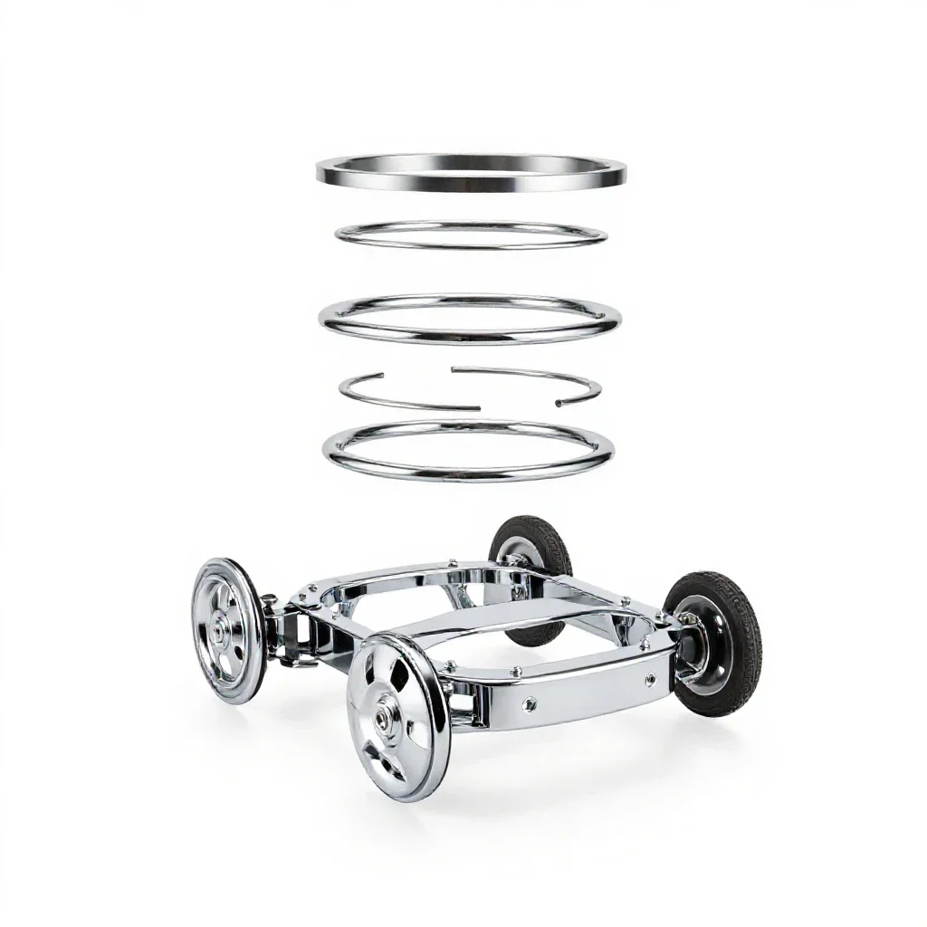 Undercarriage isolated on a white background