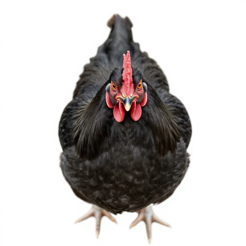 Bantam isolated on a white background