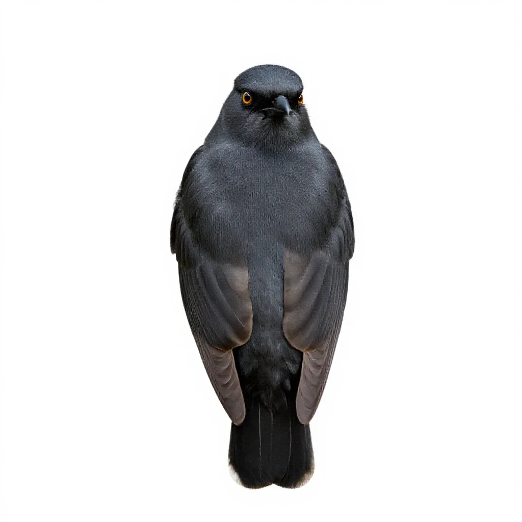 Bird isolated on a white background