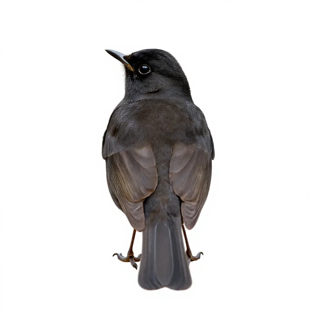 Blackcap isolated on a white background