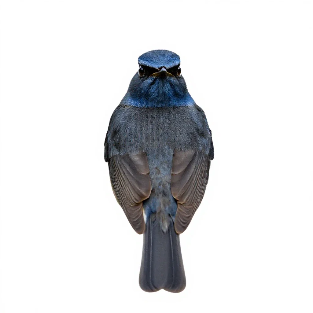 Bluethroat isolated on a white background
