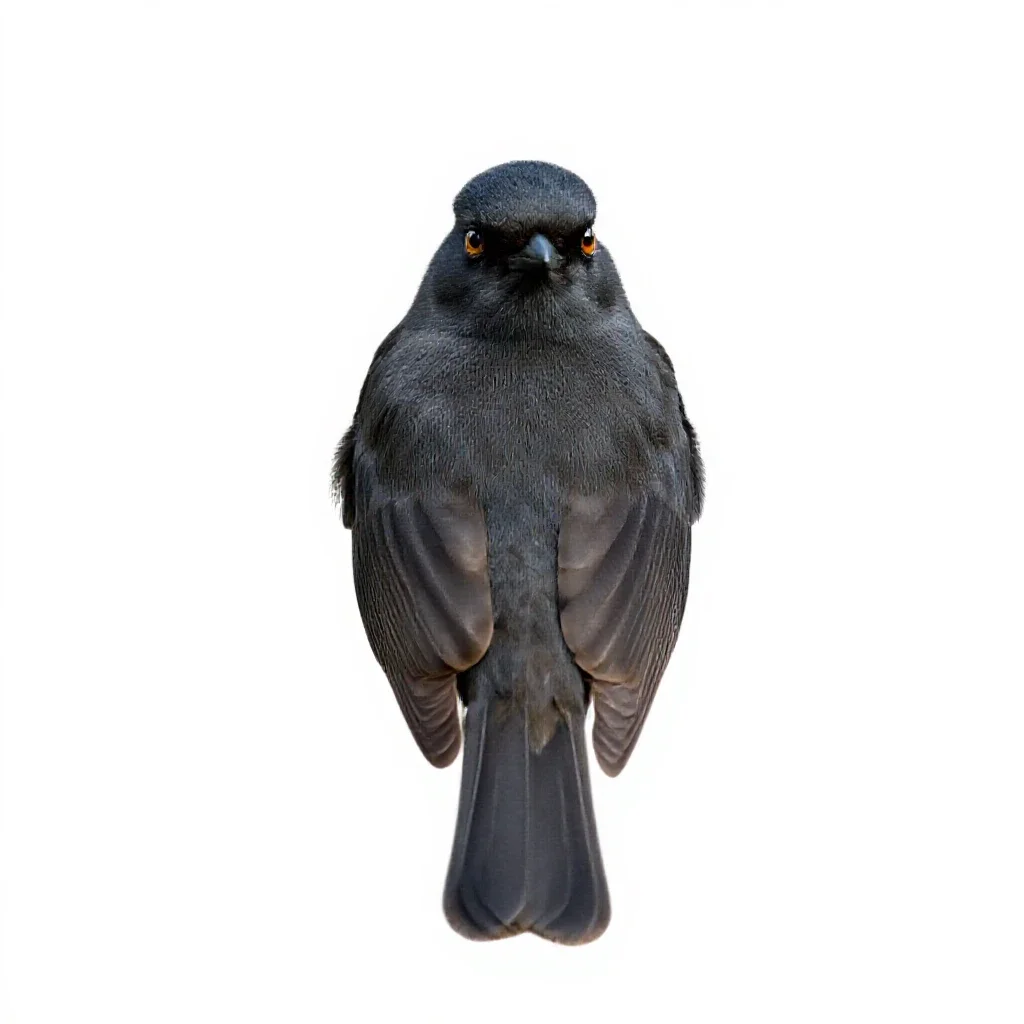 Bowerbird isolated on a white background