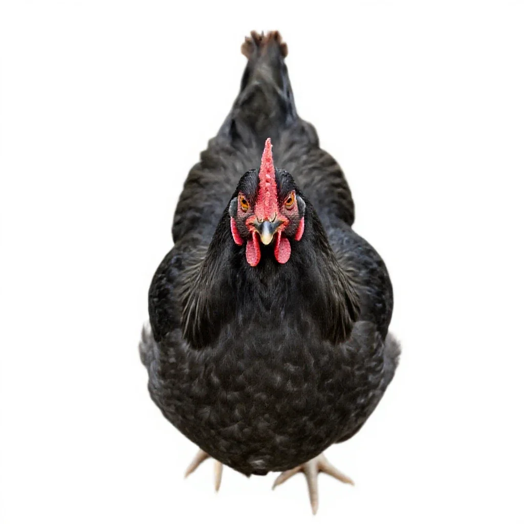 Capon isolated on a white background