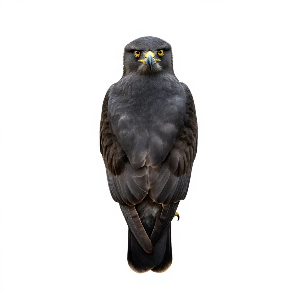 Caracara isolated on a white background