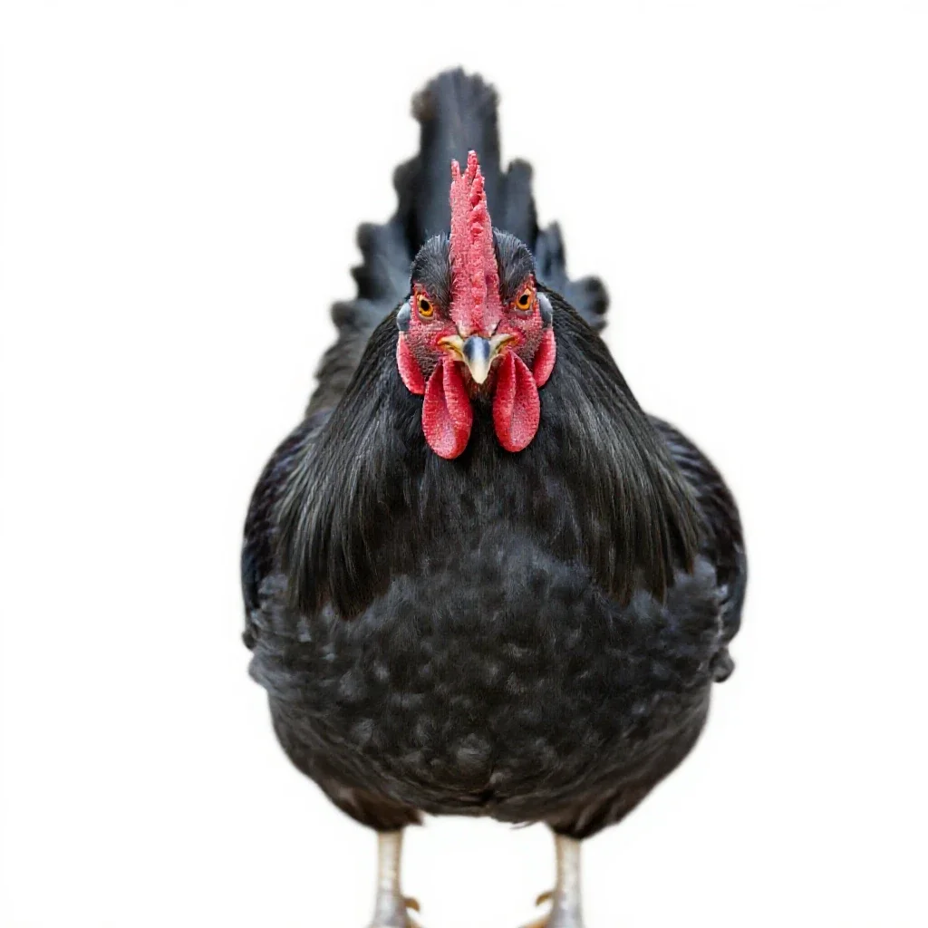 Cock isolated on a white background