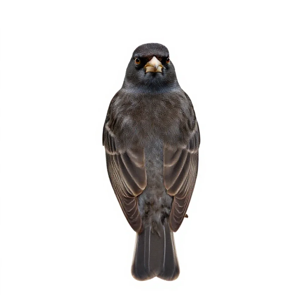 Common canary isolated on a white background