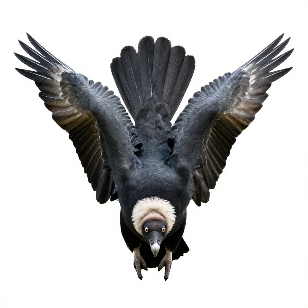 Condor isolated on a white background