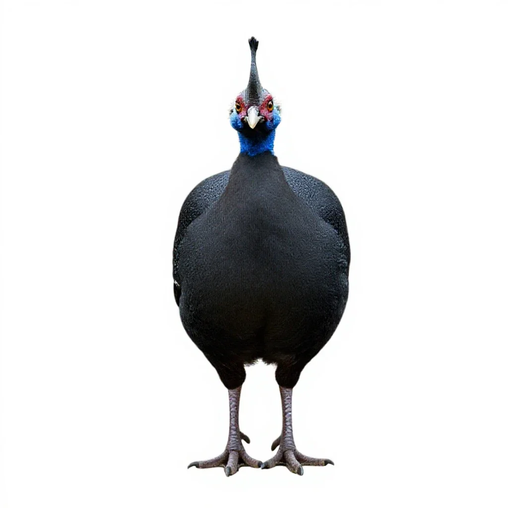 Curassow isolated on a white background