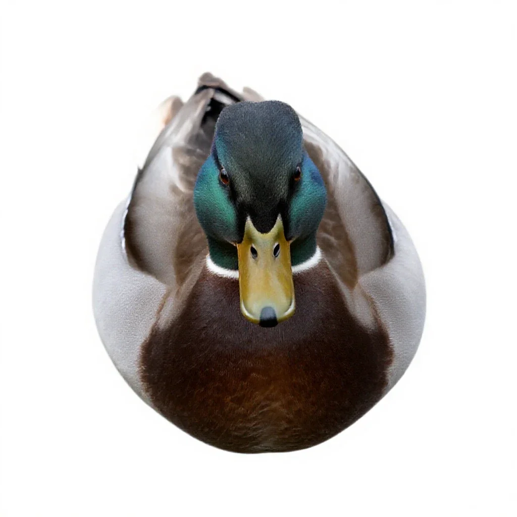 Drake isolated on a white background