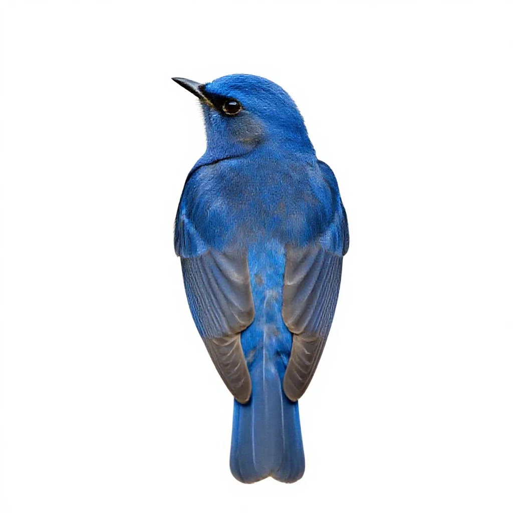 Fairy bluebird isolated on a white background