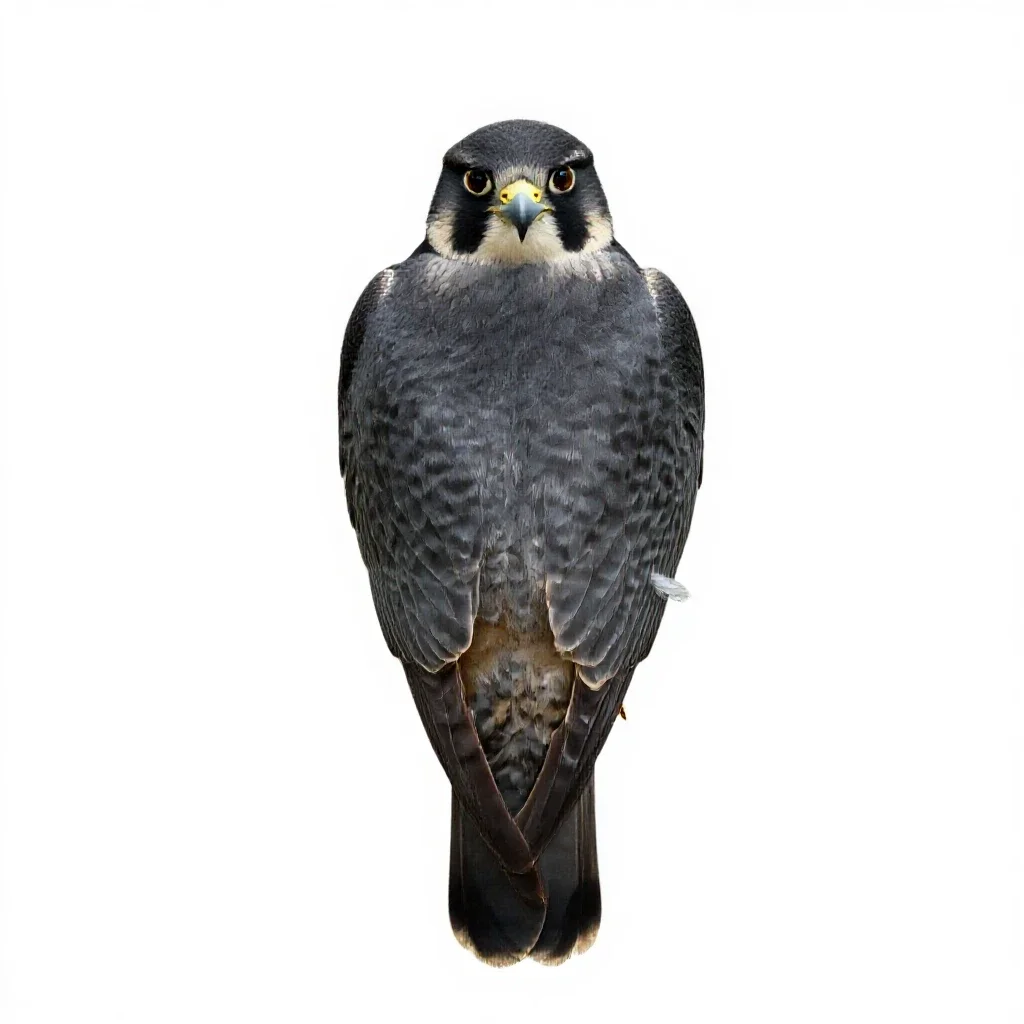 Falcon-gentle isolated on a white background