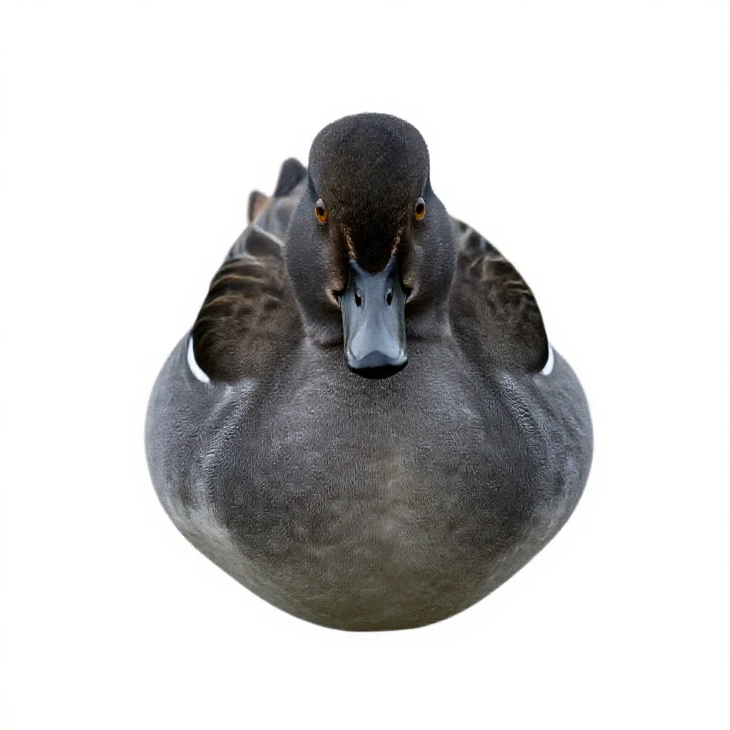 Garganey isolated on a white background