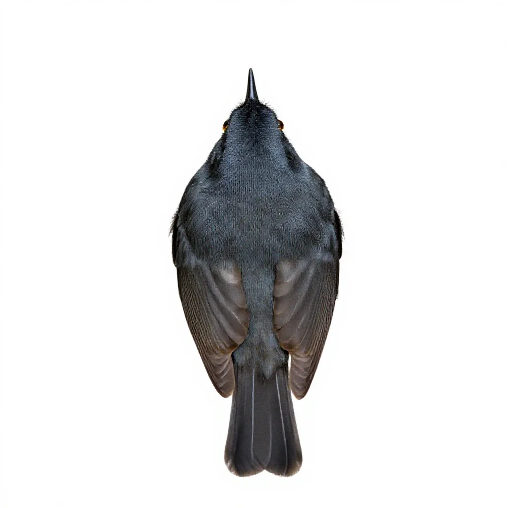 Gnatcatcher isolated on a white background