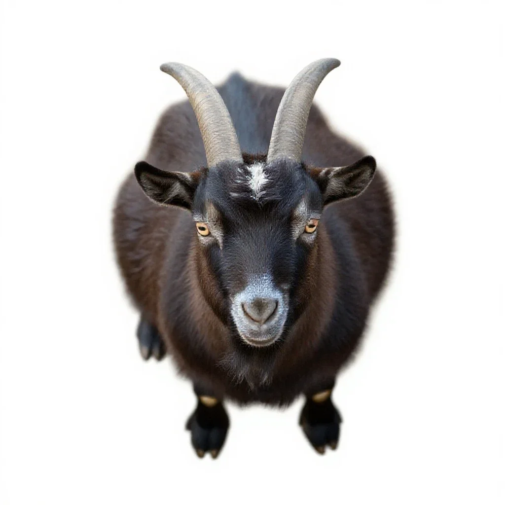 Goatsucker isolated on a white background