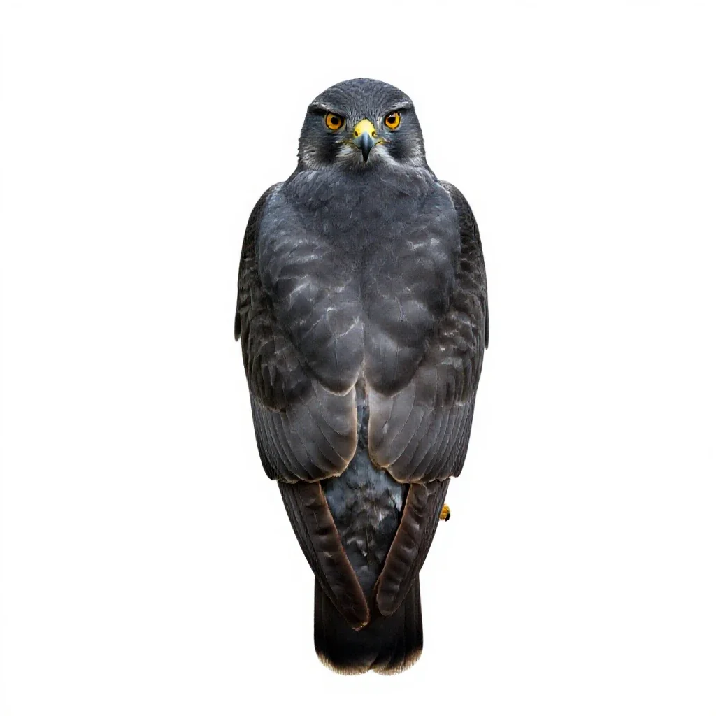 Goshawk isolated on a white background