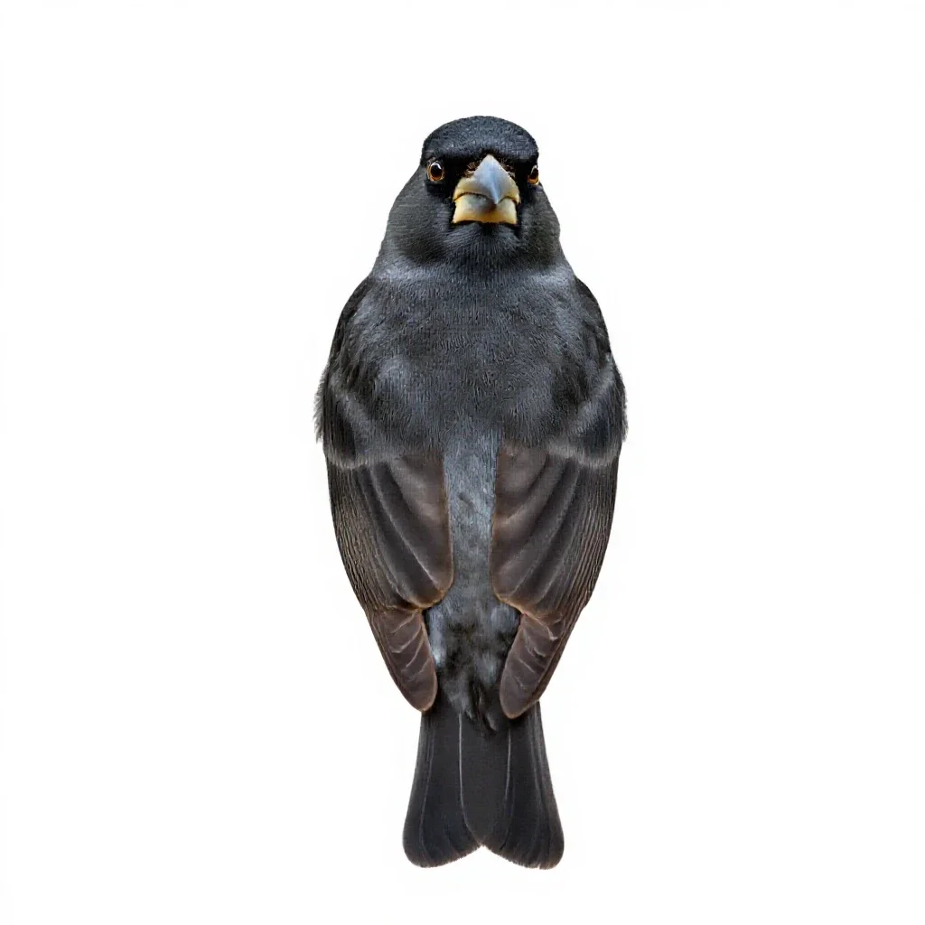 Grosbeak isolated on a white background
