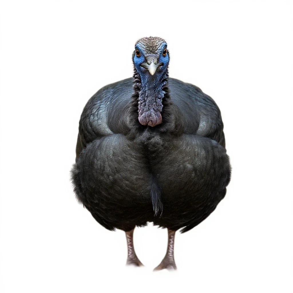 Guan isolated on a white background