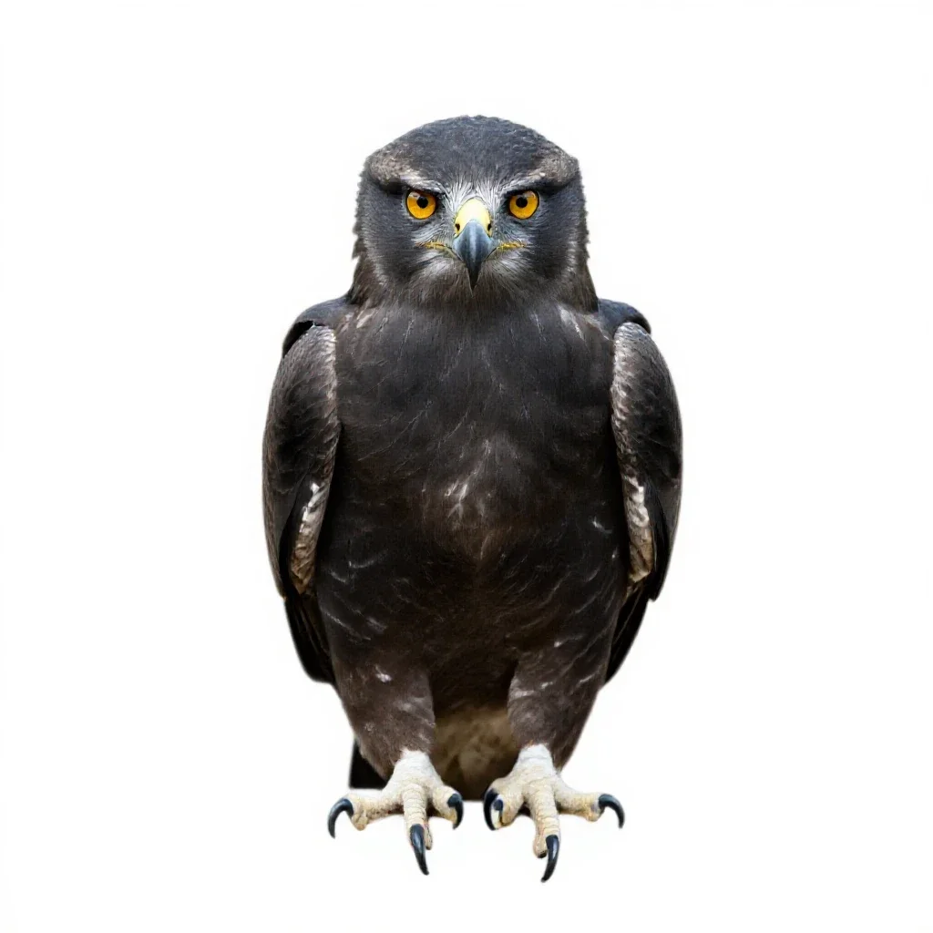 Harpy isolated on a white background