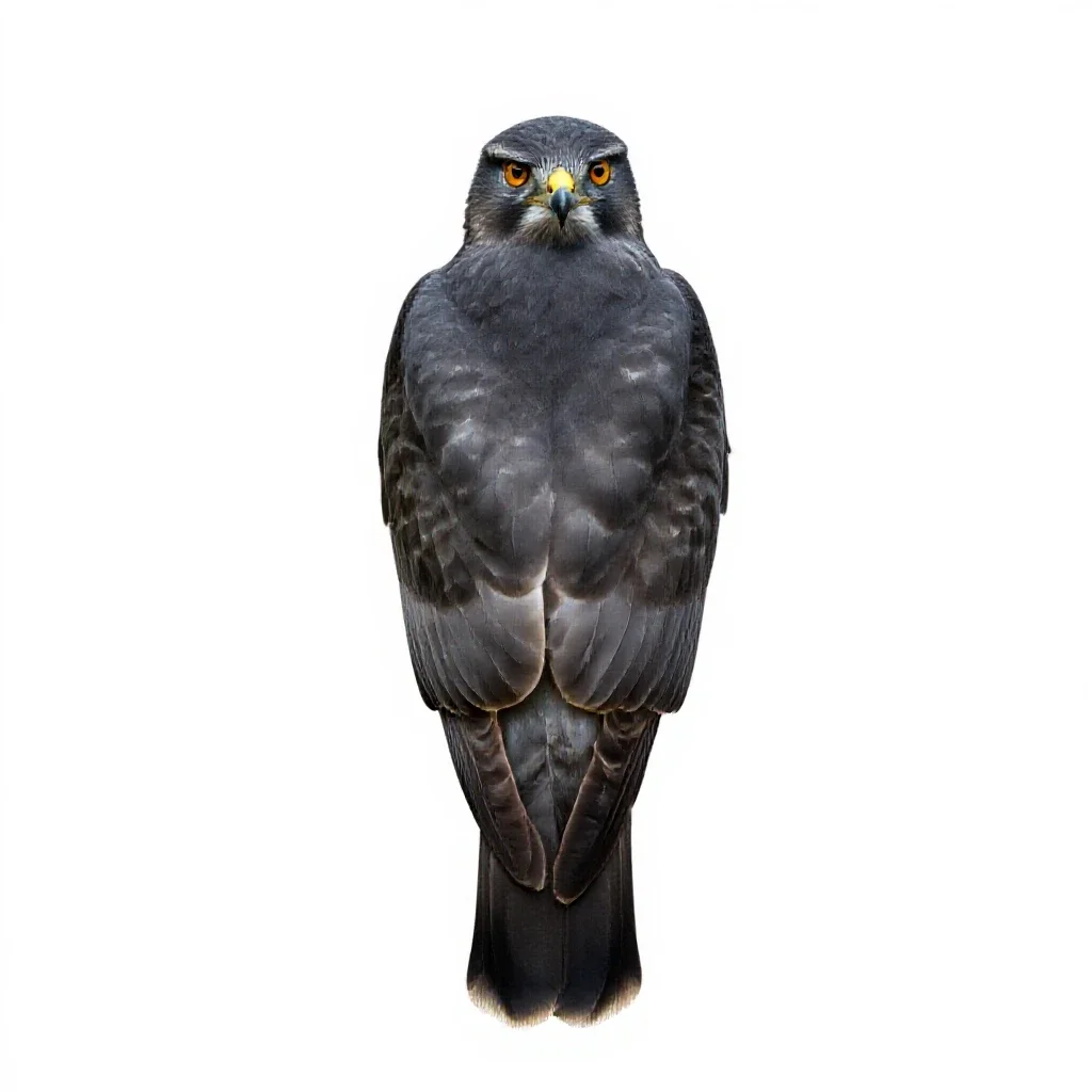 Hawk isolated on a white background