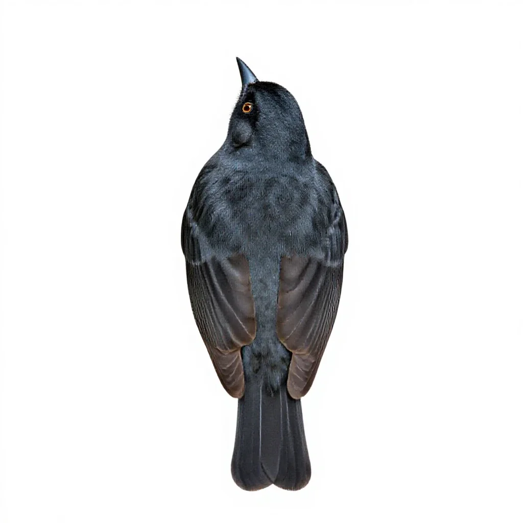 Hepatic tanager isolated on a white background