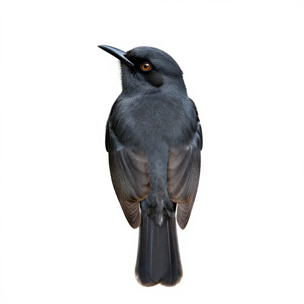 Honey eater isolated on a white background