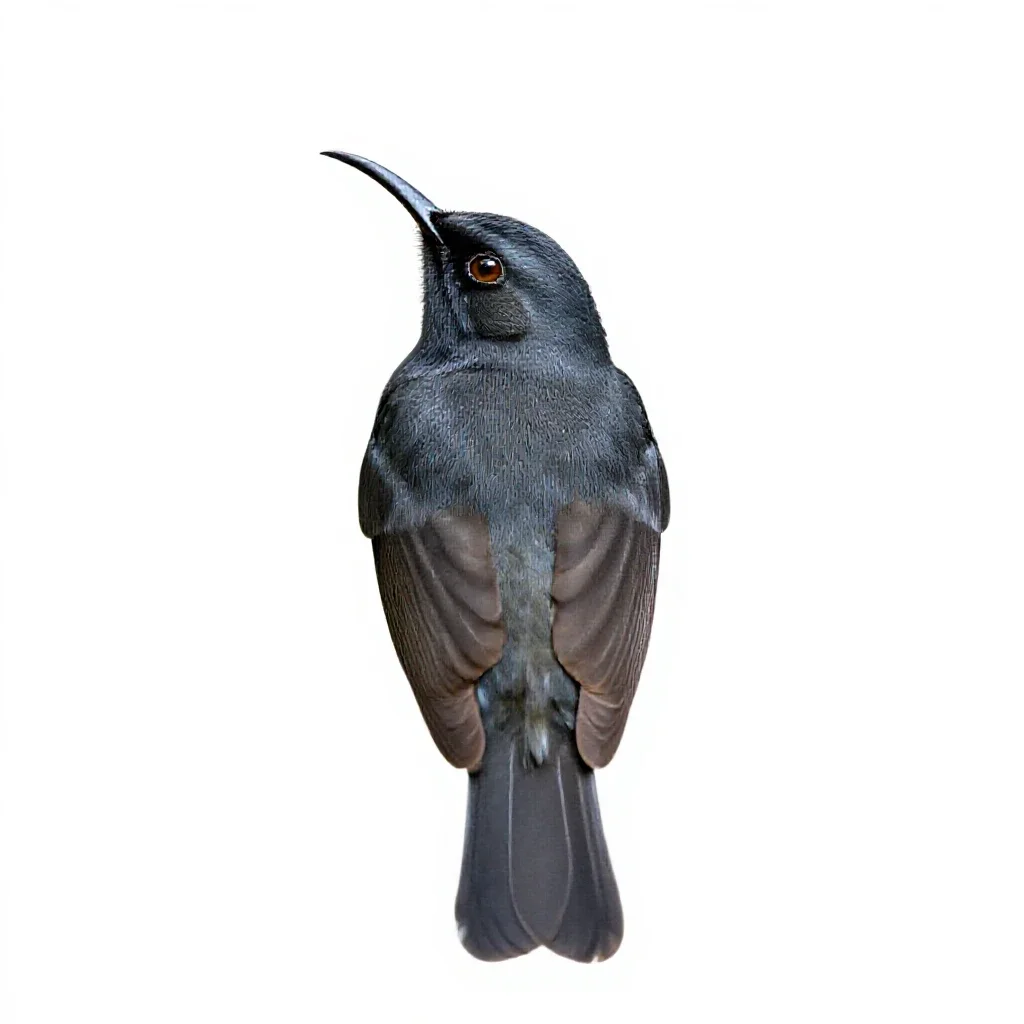 Honeycreeper isolated on a white background