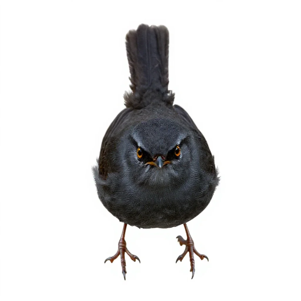 House wren isolated on a white background