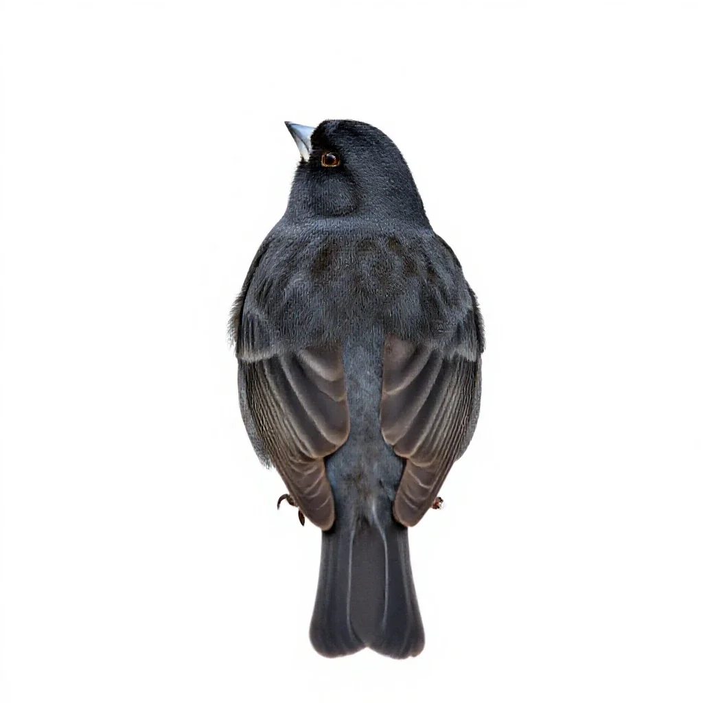 Junco isolated on a white background