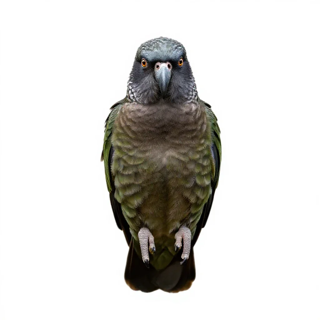 Kea isolated on a white background
