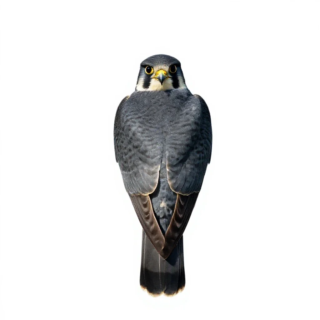 Kestrel isolated on a white background