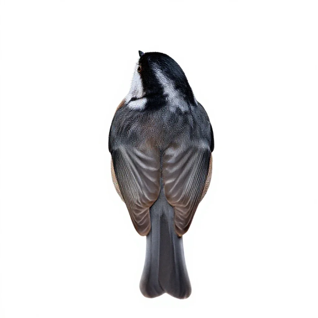 Kinglet isolated on a white background