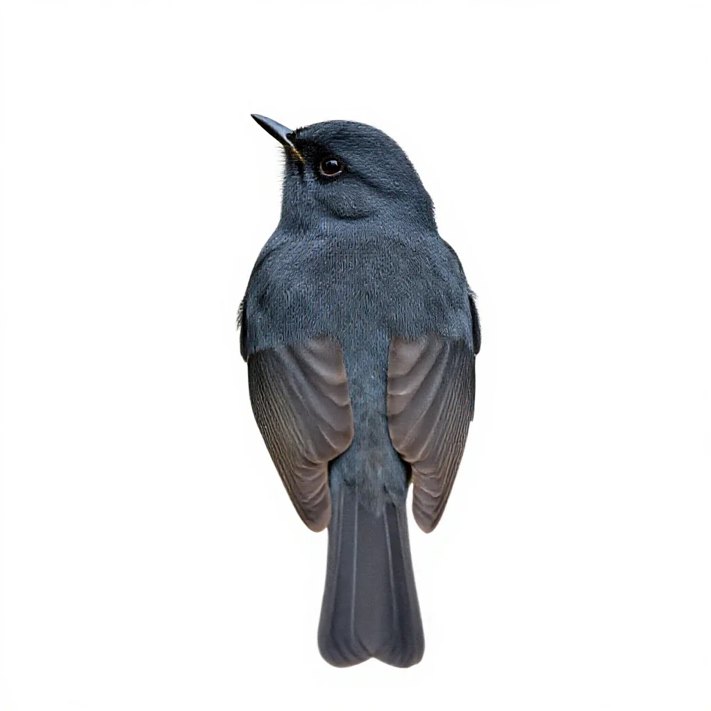 Lesser whitethroat isolated on a white background
