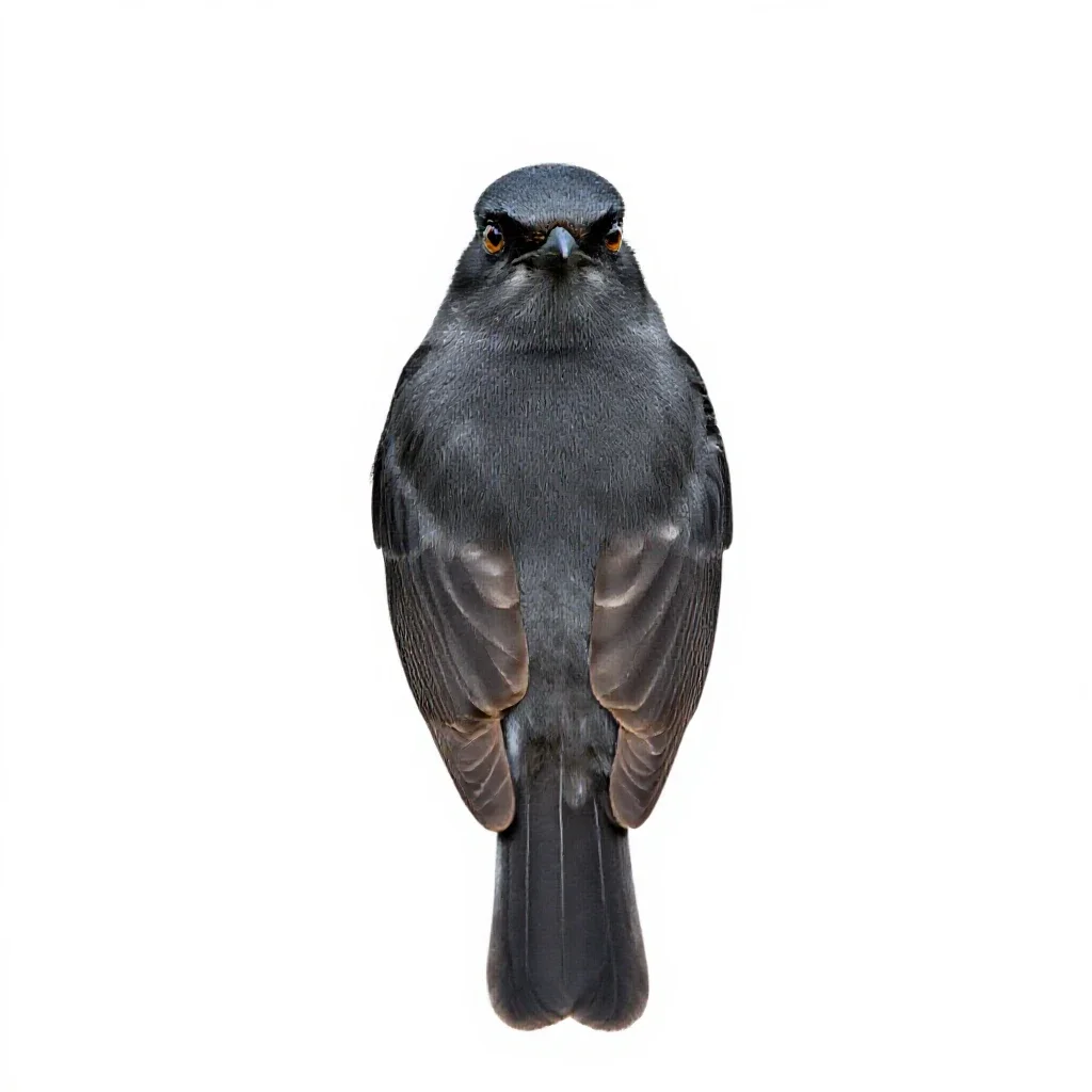 Loggerhead shrike isolated on a white background