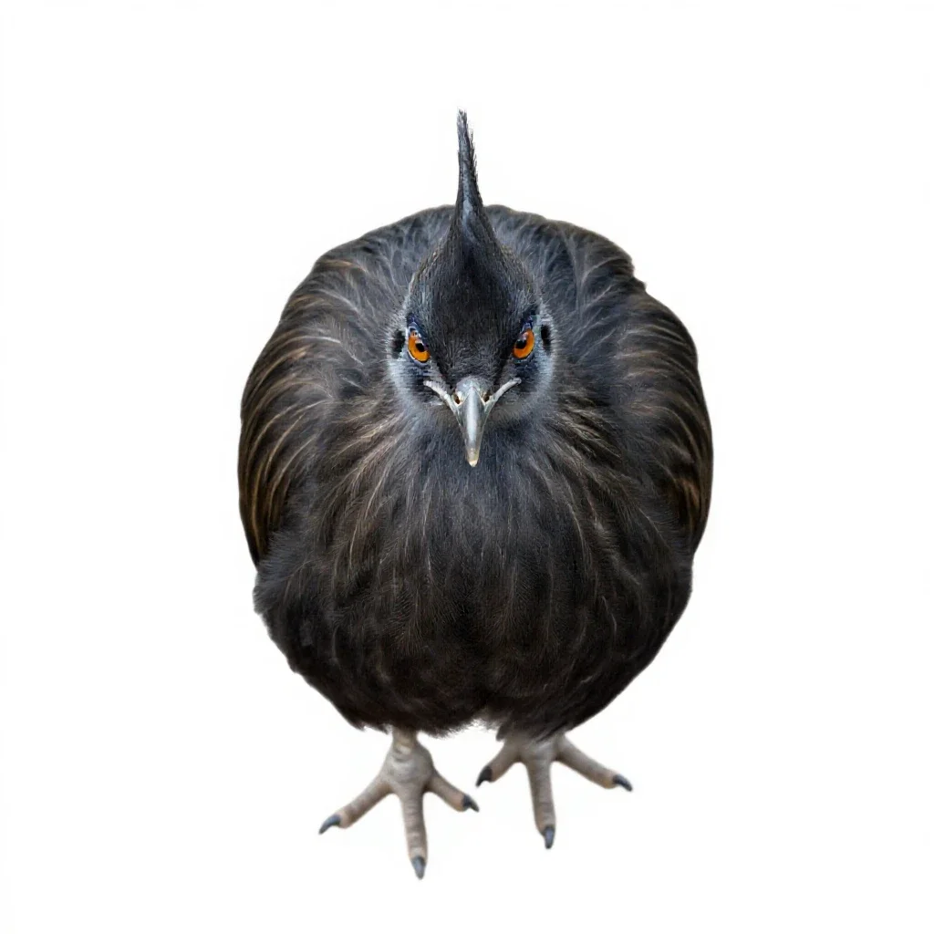 Mallee fowl isolated on a white background