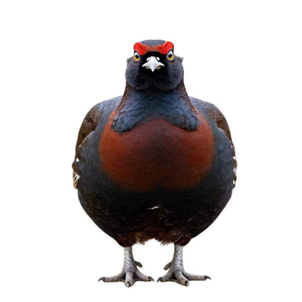 Moorcock isolated on a white background