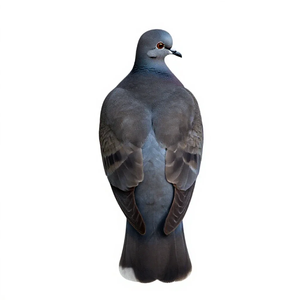 Mourning dove isolated on a white background