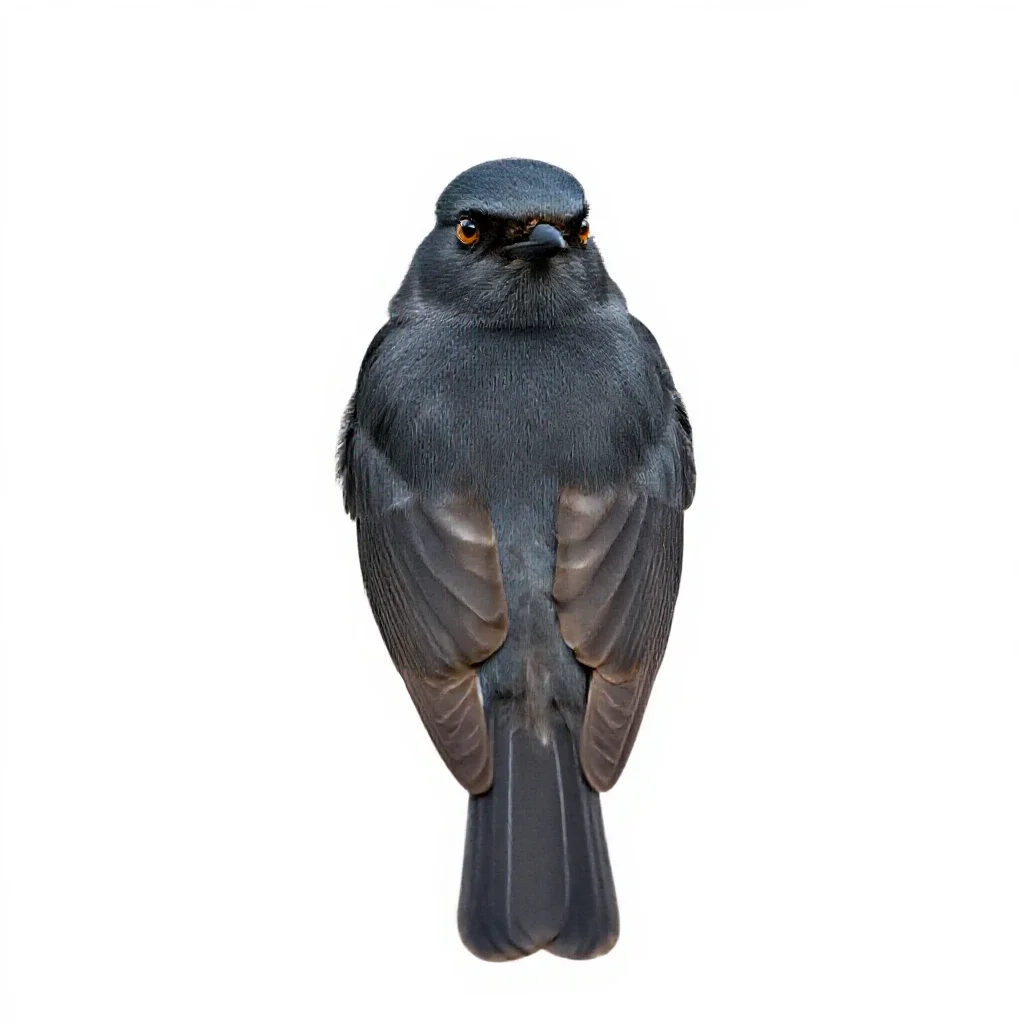 Northern shrike isolated on a white background