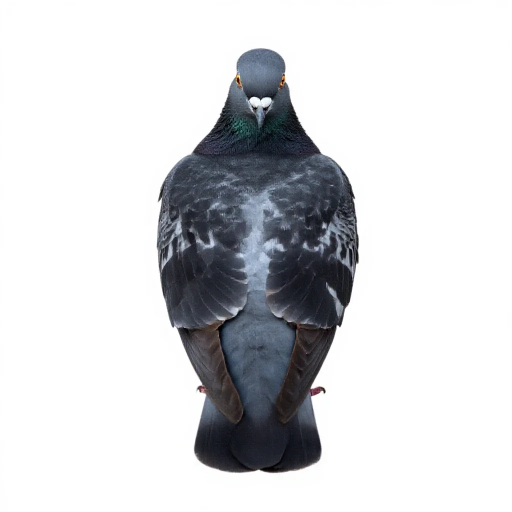 Passenger pigeon isolated on a white background