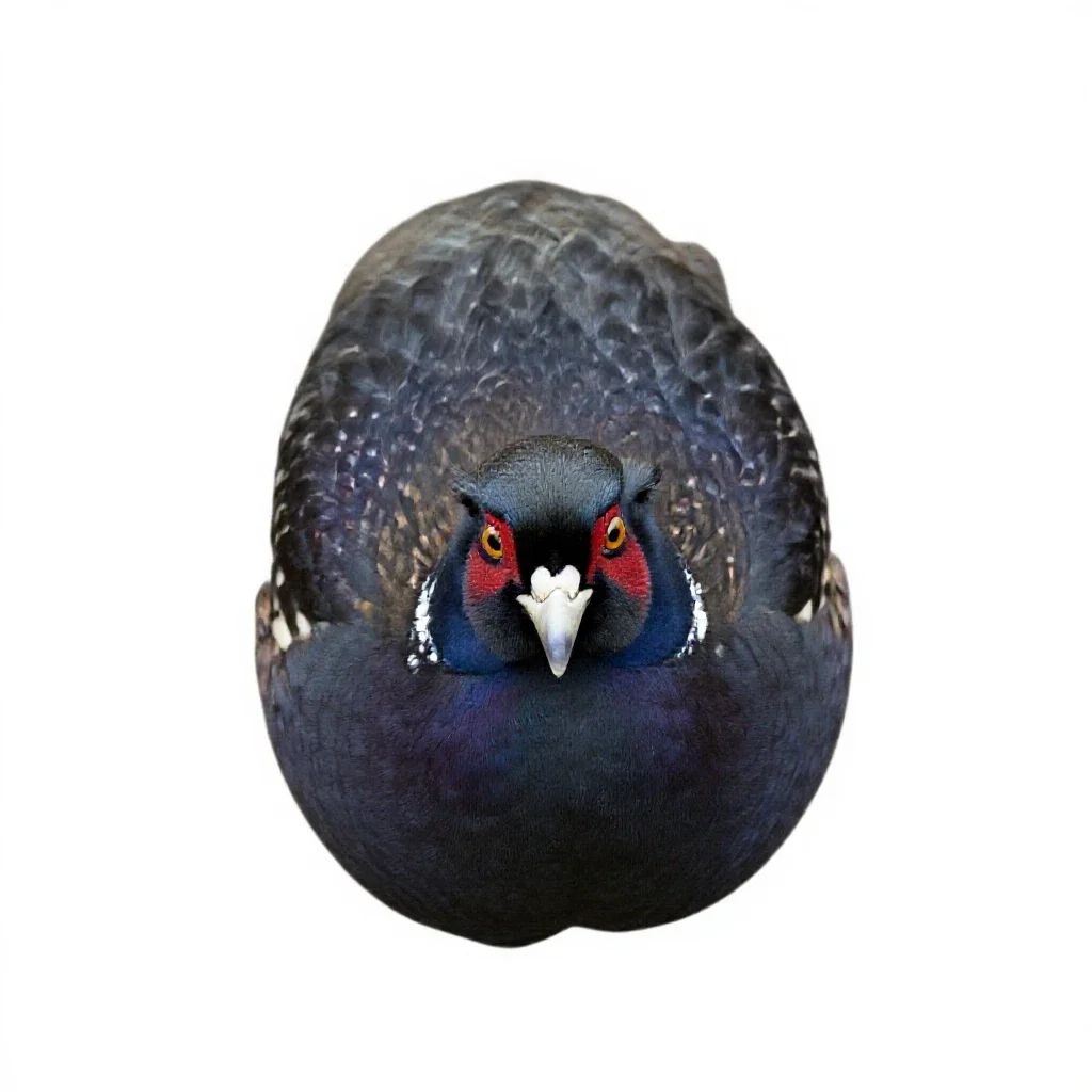 Pheasant isolated on a white background
