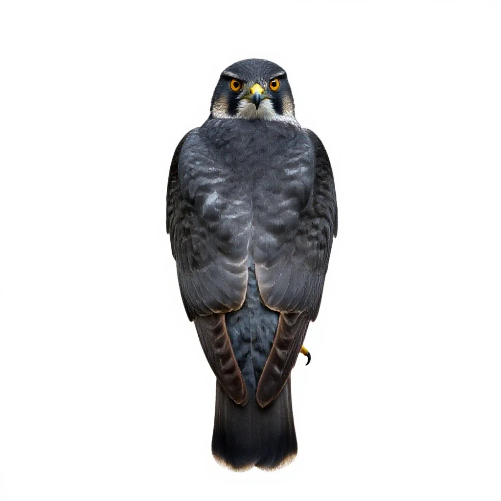 Pigeon hawk isolated on a white background