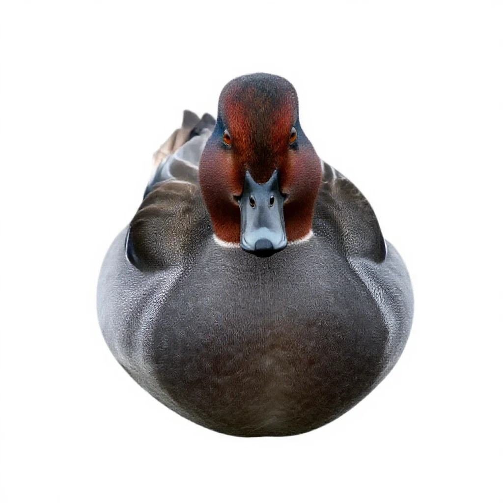 Pochard isolated on a white background