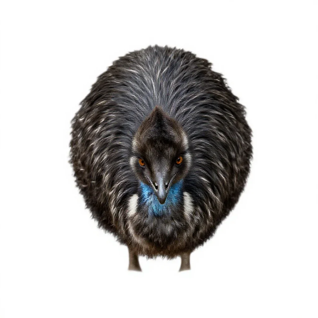 Ratite isolated on a white background