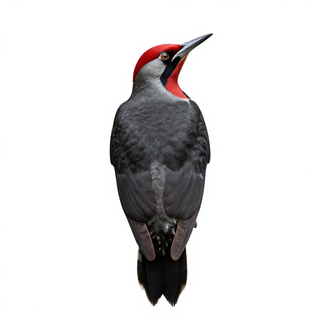 Red-breasted sapsucker isolated on a white background